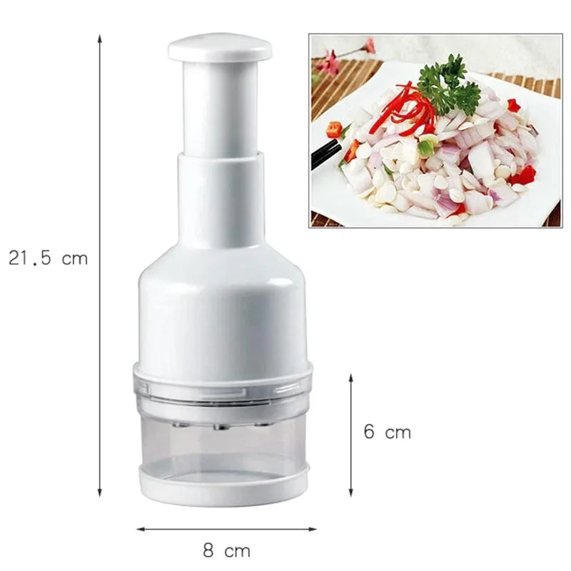 Pressing Food Chopper Cutter Slicer Peeler Dicer For Kitchen Vegetable Onion Garlic JS23 | Дом и сад