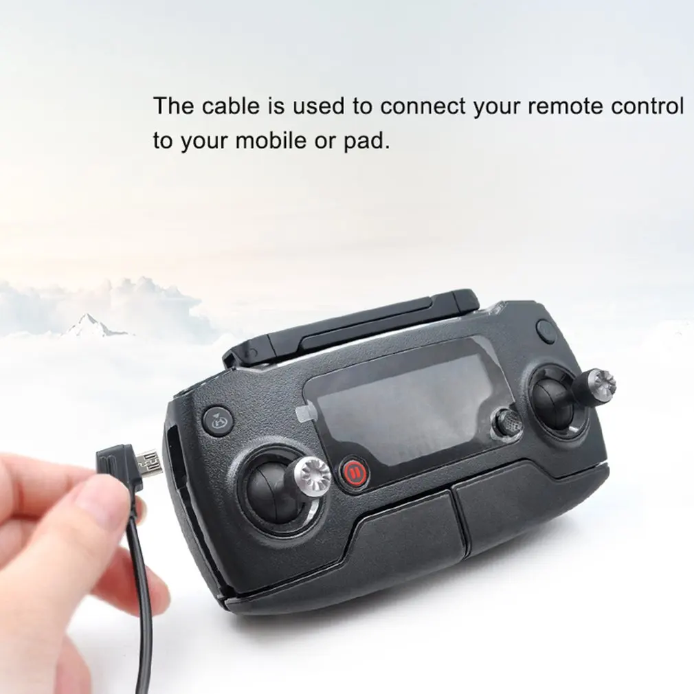 Кабель для передачи данных с дистанционным управлением 30 см для DJI MINI Drone для освещения type-C Micro-USB адаптер проводной разъем для планшетного телефона