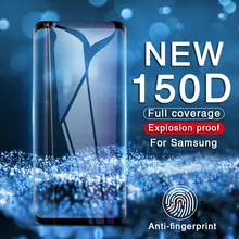 Изогнутое закаленное взрывозащищенное стекло для samsung Galaxy S9 S8 Plus Note 8 9 Защитная пленка для экрана на S7 S6 Edge