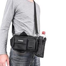 Многофункциональная рыболовная поясная дышащая сумка на одно плечо сумка для рыболовных снастей со съемным карманом для бутылки воды