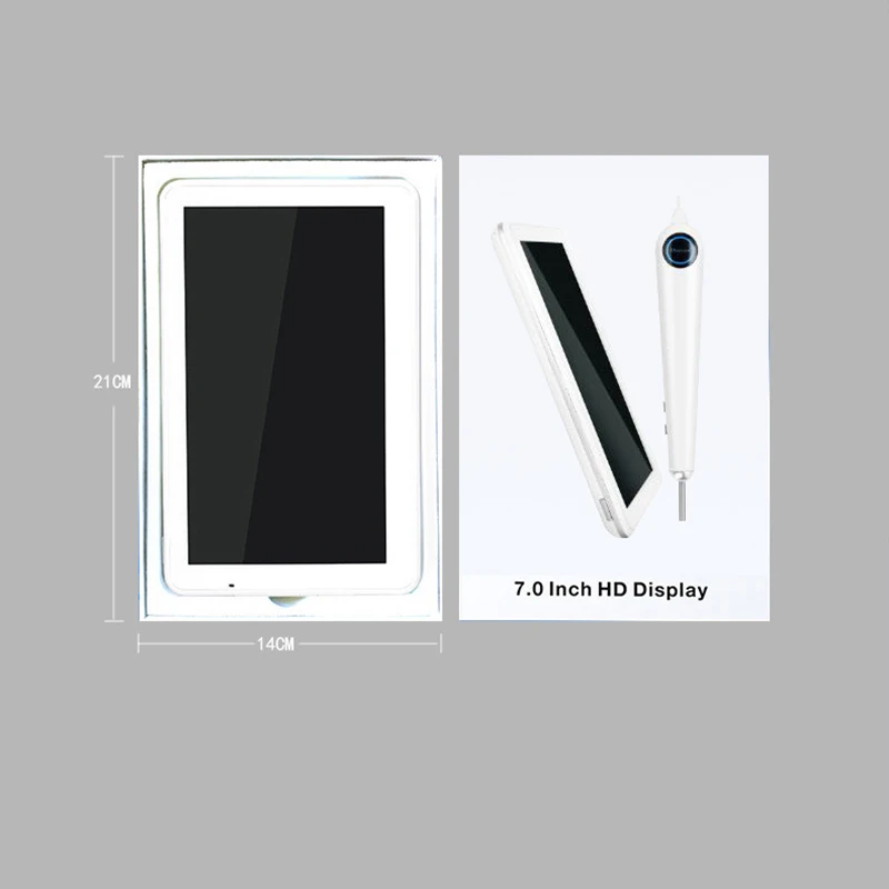 

Integrated 7-inch Display Screen 3.9mm Visible Otospoon Endoscope with Screen Otolaryngology Oral Cavity