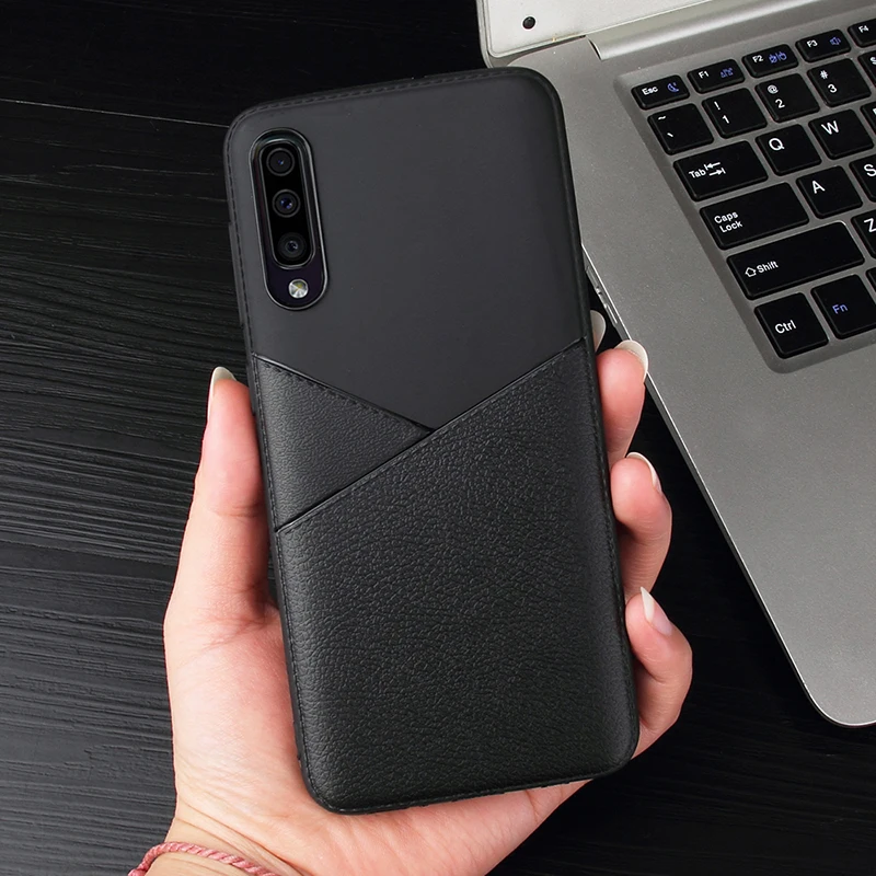 Для samsung A50 чехол силиконовый кожаный чехол с узором для samsung A70 чехол противоударный S10 чехол мягкий для Galaxy A30 A40 Note 10 Plus S10 Plus