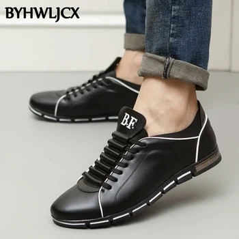 

New Men's Increased Business Casual Shoes Quality Soft PU Men's Dress Shoes Classic Office Loafers Fashion Party Wedding Shoes