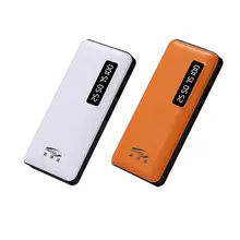 10000 мАч Внешний аккумулятор зарядное устройство внешний резервный мобильный Аккумуляторный блок питания чехол зарядное устройство