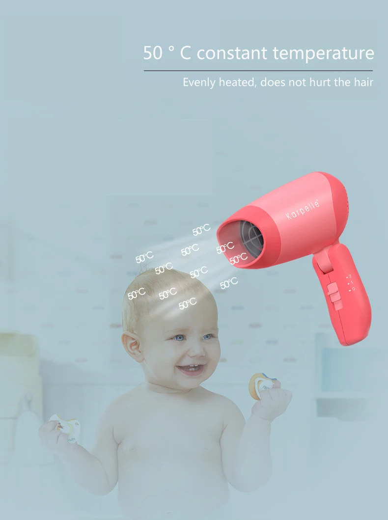 Детский термостат фен защита фен безопасность удобный простой в использовании secador de cabelo pelo насадки для фена