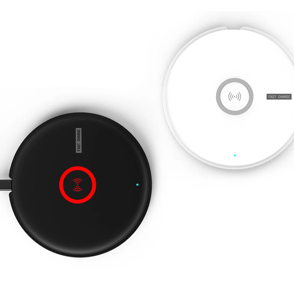 

Fast QI Standard 10w/ 7.5w Quick Charge Wireless Smart Charger Safety for Apple X 8 Samsung Series