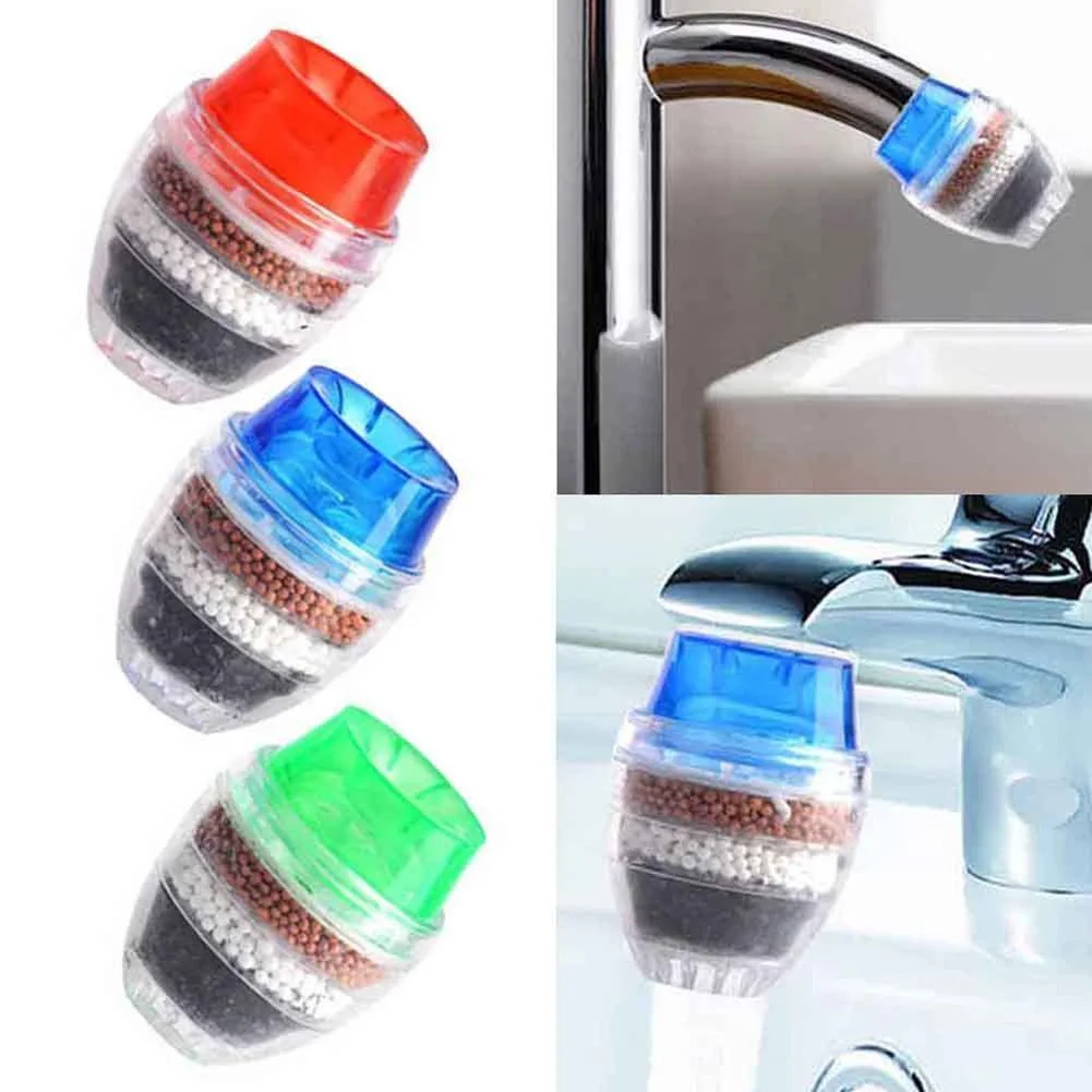 1 Pcs Tap Faucet Filter 5 Layers Drinking Water Purifier Water Filter Cartridge Home Kitchen Use HYD88
