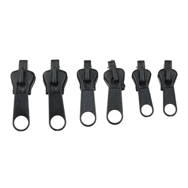 6PCS Zipper Repair Kit Universal Zipper Fixer With Metal Slide Fix Any Zippers Instantly 3 Sizes For 3# 5# And 7# Zippers zipper set