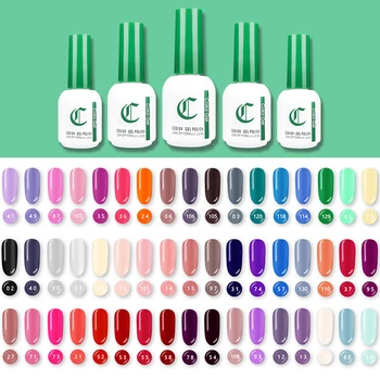 

82Colors Semi-permanent Varnish Manicure 12ml Varnish Hybrid Solid Soak off UV Gel Nail Polish Glitter Enamel Gellac for Nails