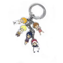 Продукты питания Halberd Spirit of 5 Цвет кулона металла брелки Висячие пряжки аниме Омаров Висячие пряжки аксессуары