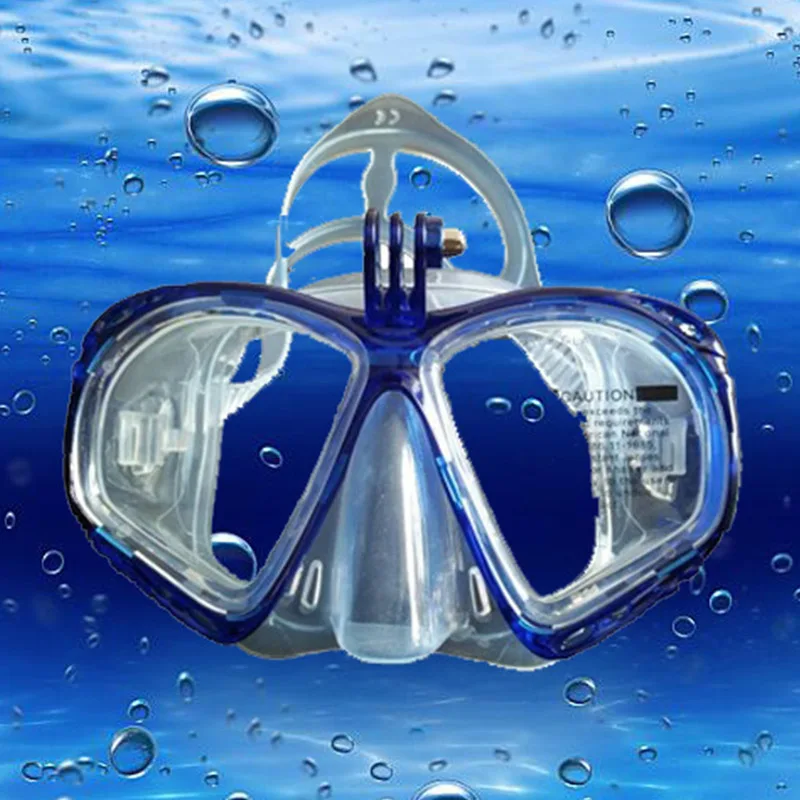 Горячая Распродажа мужские и женские регулируемые закаленные линзы очки гуглы маска для дайвинга с креплением Gopro для плавания Подводное плавание Защита для глаз