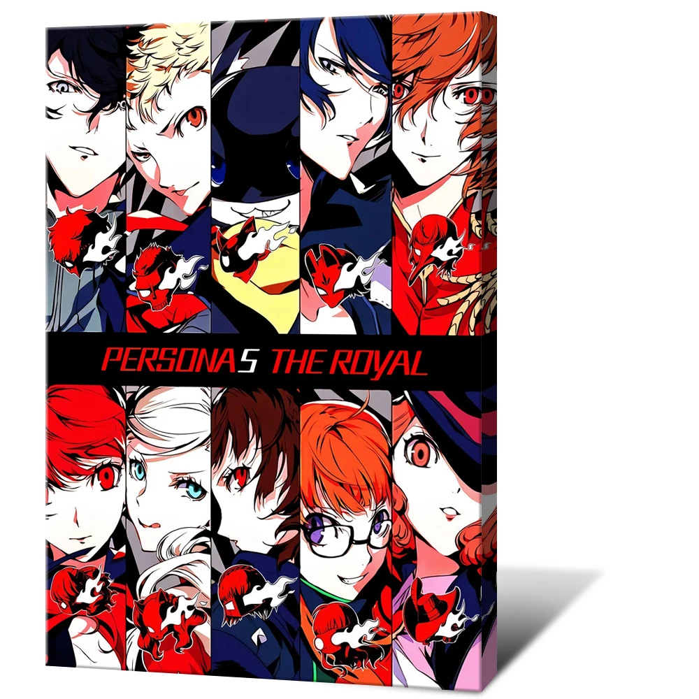Тканевый постер PERSONA 5 картина в скандинавском стиле принты украшение для дома