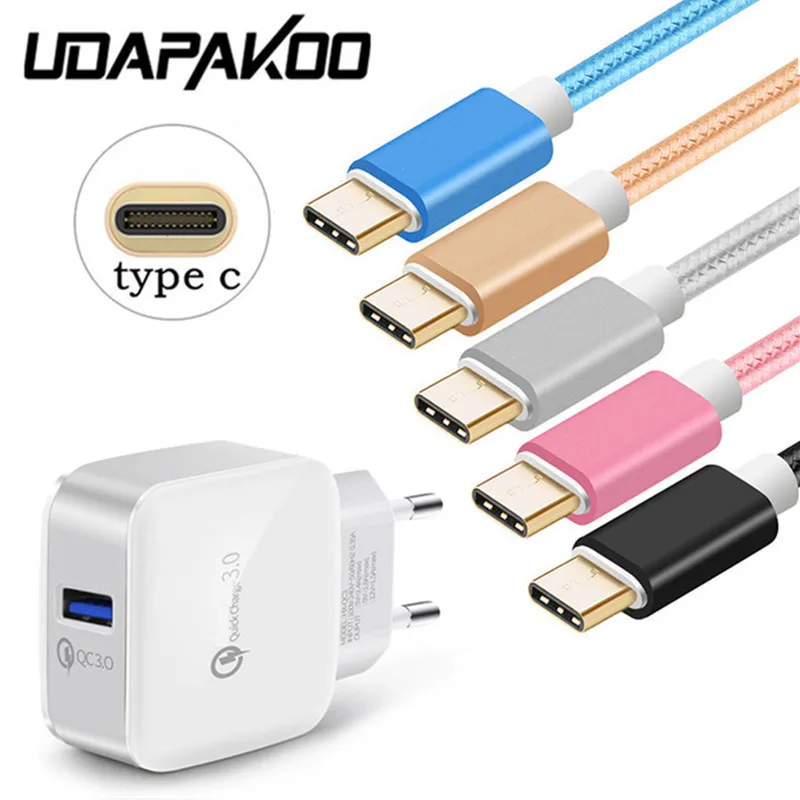 Быстрое зарядное устройство 3 0 кабель USB Type-C для Samsung A50 A80 A20 A3 A7 A5 2017 9X Honor 9 10 view 20 Moto