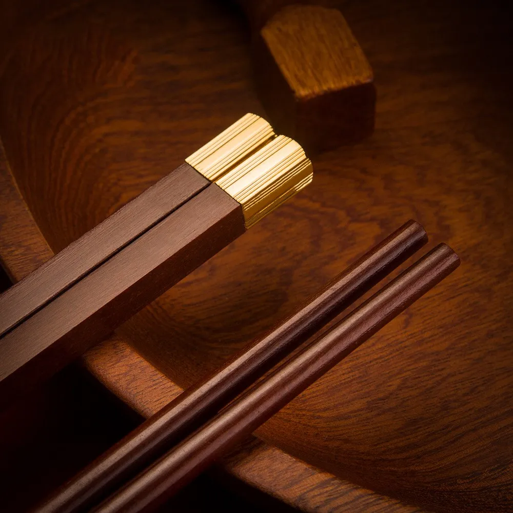 Китайские деревянные палочки для суши столовые приборы высококачественные