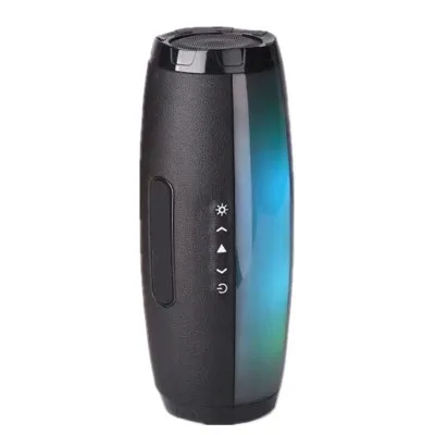 Fm-радио TF карта USB TG-165 Музыка Мини Bluetooth динамик с аудио выходом светодиодный свет открытый Bluetooth аудио сабвуфер