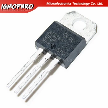 

5pcs BTB24-600B BTB24-600 BTB24 Triacs 25 Amp 600 Volt TO-220 new original