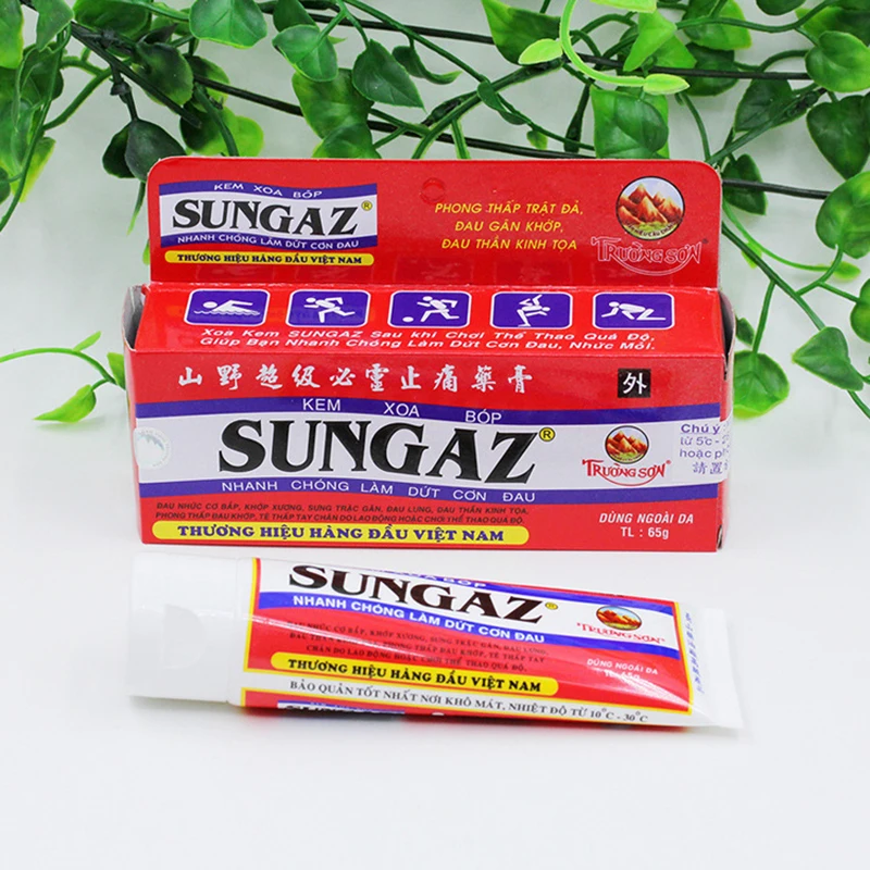 Vietnam Sungaz Sprain для плеч, шеи, головы, живота, талии, рук и ног боли. Расслабьте все тело 65 г/шт