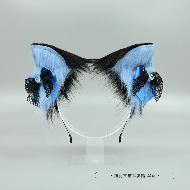 Anime Cosplay Costume Accessorio Hairwear Fasce Per Capelli Con - Foto 14