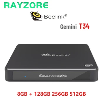

Beelink T34 Mini PC Windows 10 Intel Apollo Lake Celeron N3450 8GB RAM 128GB 256GB 512GB SSD Mini Computer 2.4G5G WiFi Gaming PC