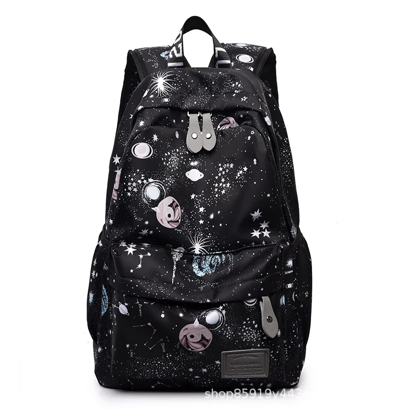 6 Colors 2021 New Fantasy Galaxy Backpack Women School Bags For Teenage Girls Waterproof Laptop