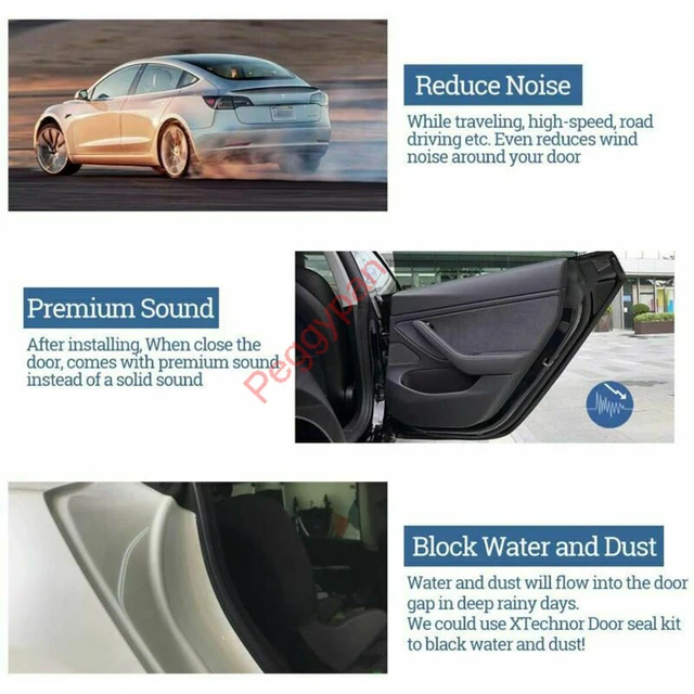 Door Seal Strip Kit Self Adhesive Window Engine Cover Soundproof Rubber  Weather Draft Wind Noise Reduction Fit For Ford Taurus - AliExpress