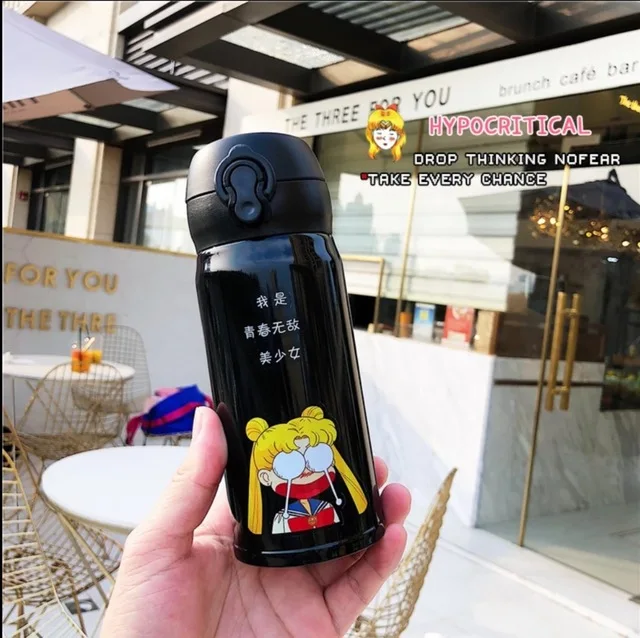 Термос из нержавеющей стали для девочек, Термокружка, вакуумная колба с ...