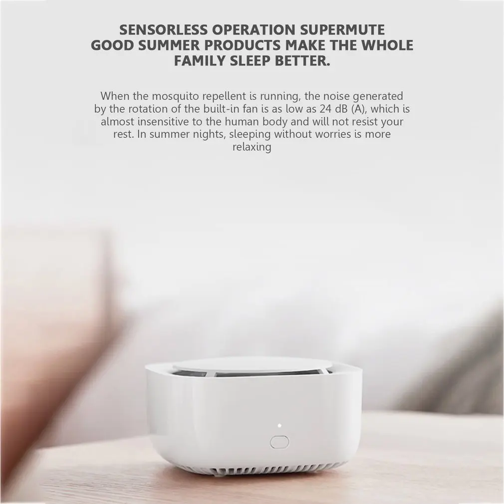Original Xiaomi Mijia Mosquito Repellent Killer No Heating Fan Drive Portable Insect Repeller Timing Function Repellent