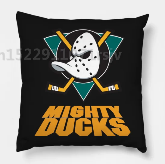 Pro Ice Hockey League Team Variety Logo Pillow Case linen print pillowcase 45X45cm,55X55cm(Two side