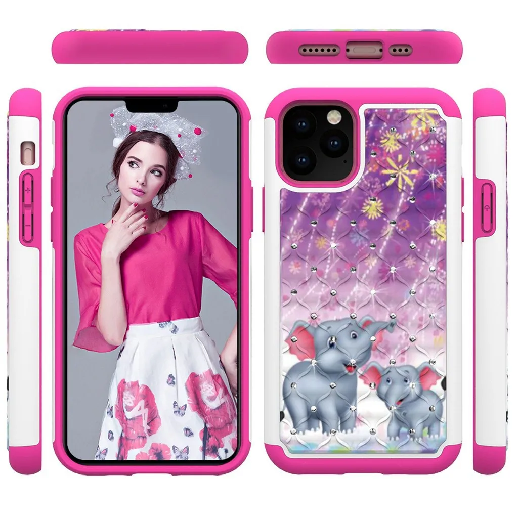 Dream Crystal Style Phone Case For iPhone 11Pro Max Dirt-resistant Slim Fashion Soft Cases Shockproof Dust-proof Phone Case