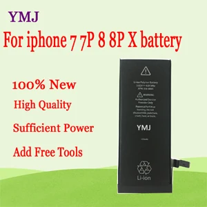 YMJ аккумулятор для iPhone X XR XS XS-MAX Сменный аккумулятор для iPhone большой емкости с бесплатными инструментами в подарок