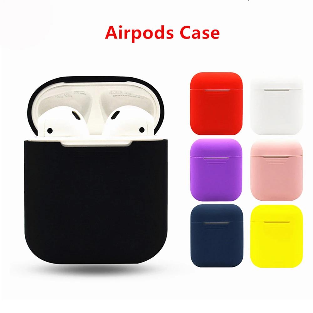 Силиконовый чехол для Apple watch Airpods чехол Защитный противоударный чехол для AirPod наушники ультратонкая кожа AirPods чехол