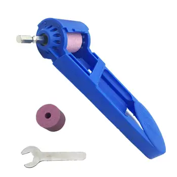 

3PCS Drill Bit Sharpener Portable Drill Bit Sharpening Tool Corundum Grinding Wheel and Wrench for Grinding Iron Drills #AW