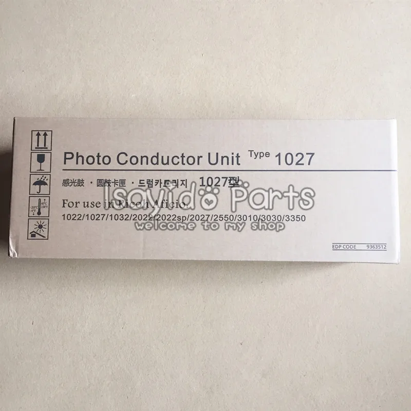 

1X Type 1027 Photoconductor Unit PCU Image Unit For Ricoh Aficio 1022 1027 1032 2022 2022sp 2027 Drum Unit With Developer Powder