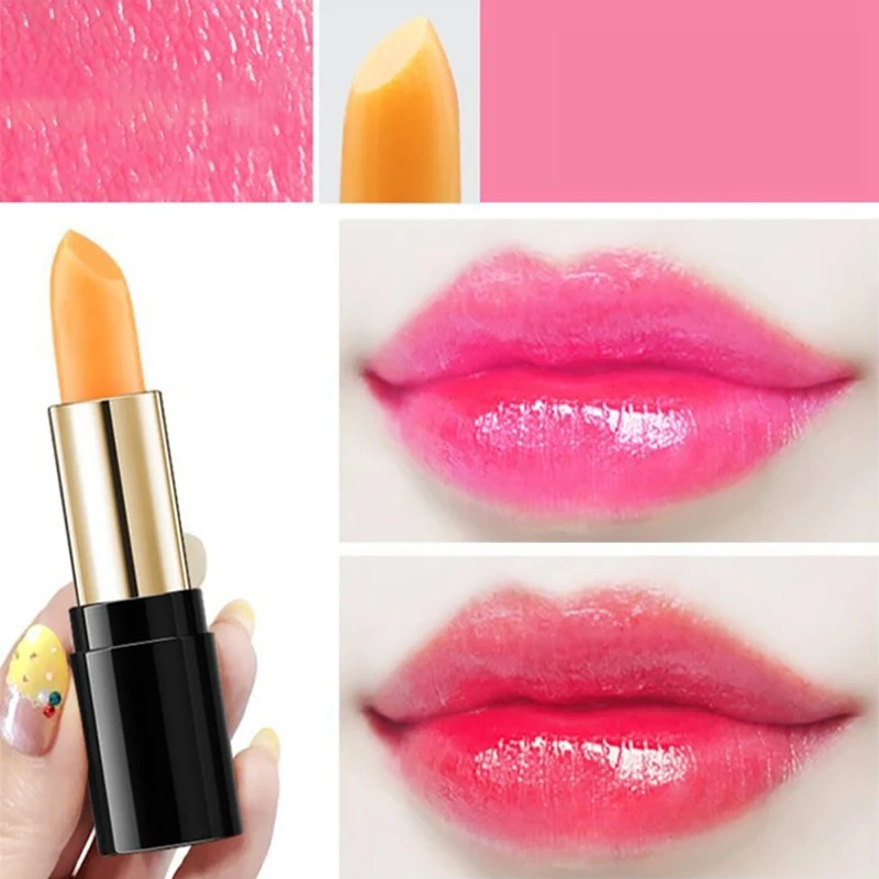

Healthy Temperature Sense Of Color Moisturizing Carotene Lipstick Fade Lip Lasting Balm Natural Lip Tint Beauty Makeup
