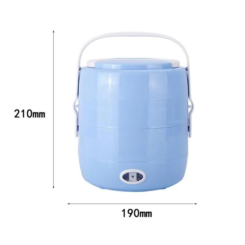 Электрический нагревательный Ланч-бокс 2L 230V 200W PTC рисоварка Пароварка термальная коробка