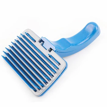 

Hot Sale Pet Brush Comb Puppy Cat self-cleaning Clean Comb Hair Clipper Dog Animal Pet Cleaning Supplies Beauty Tools