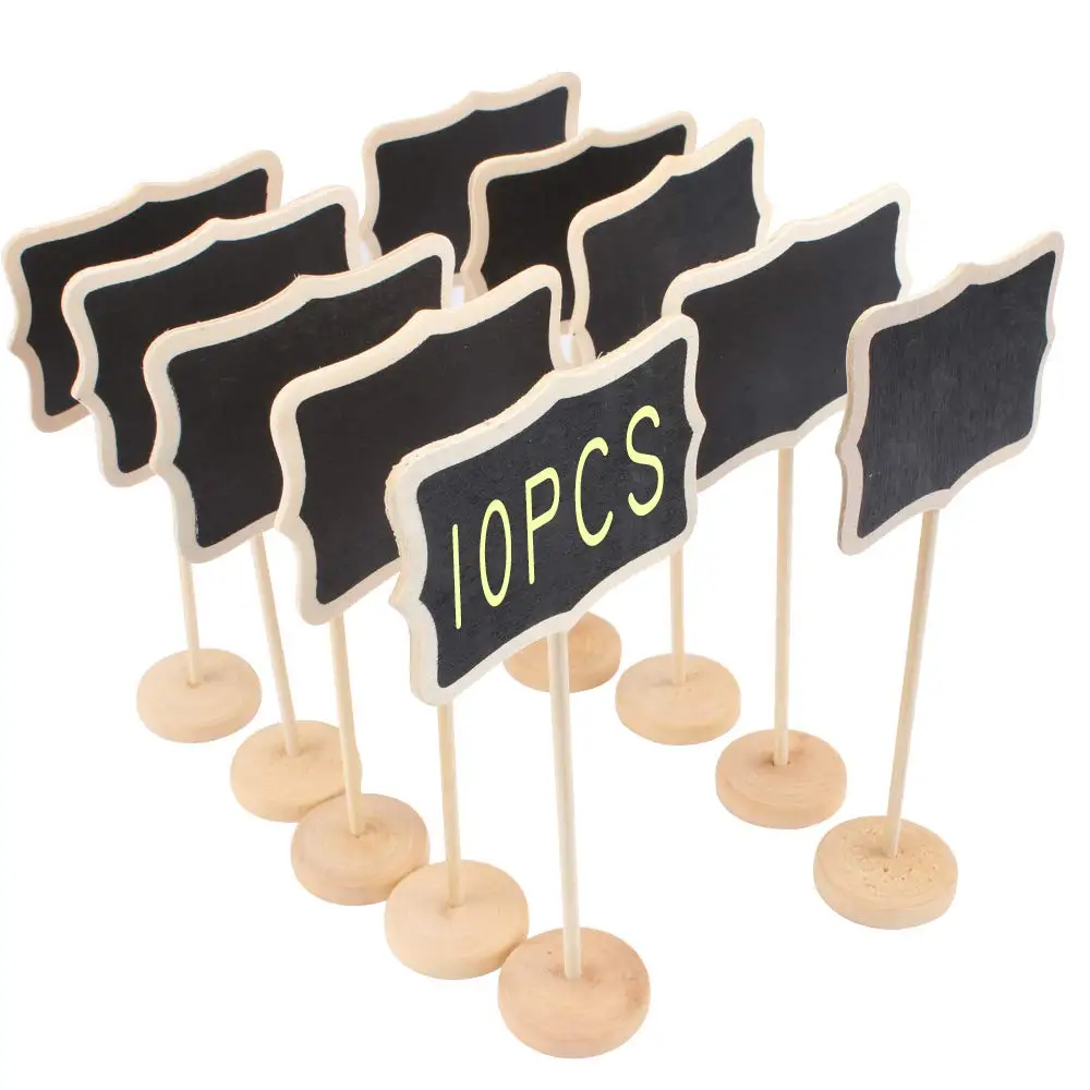Small Wooden Blackboard Mini Chalkboard Signs Rectangle ...