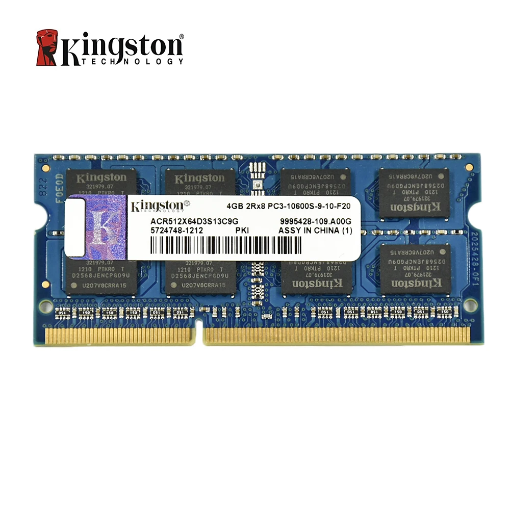 Оперативная память Kingston ddr3 2G 667 800 4 Гб 1333 МГц PC3L-10600S 12800S DDR3 8 1600 204pin Портативная SODIMM