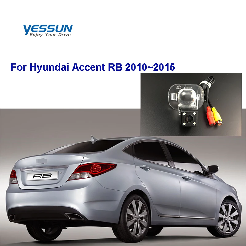 Yessun Автомобильная камера заднего вида для Hyundai Accent RB 2010 ~ 2015 i25 4 5D Sedan 2012 ночного