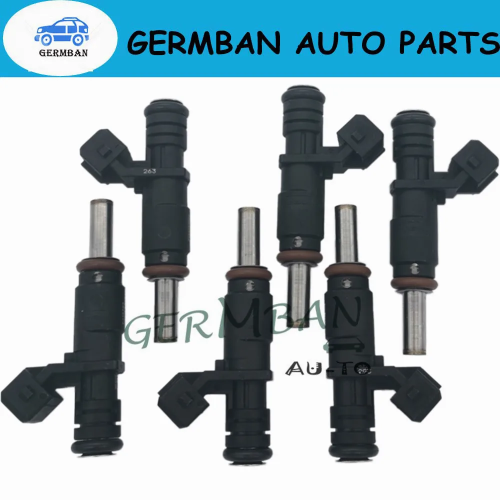6 Pcs 13537531634 7531634 Fuel Injectors For Bmw 325i 325xi 328i 328xi