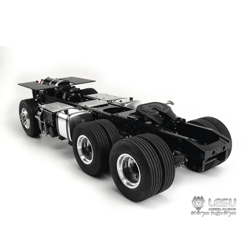 Металлическое шасси LESU Benz 6x6 1/14 для радиоуправляемого трактора TAMIYA 1851