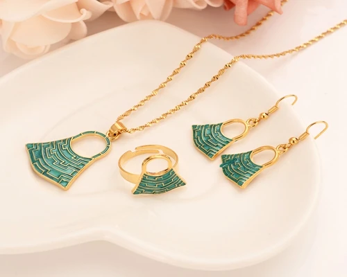 Bangrui традиционная Золотая подвеска и тонкие ожерелья для женщин, традиционная морская бижутерия подарок - Окраска металла: b