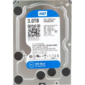 

Hard drive WD Original SATA-III 3 TB WD30EZRZ Blue (RPM) 64 MB 3.5"