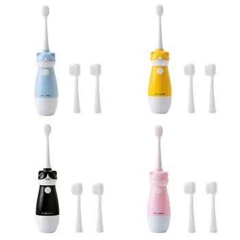 

Children Electric Toothbrush Small Head Baby Girls Boys Soft Hair Sonic Toothbrushes Waterproof Non-slip Handle