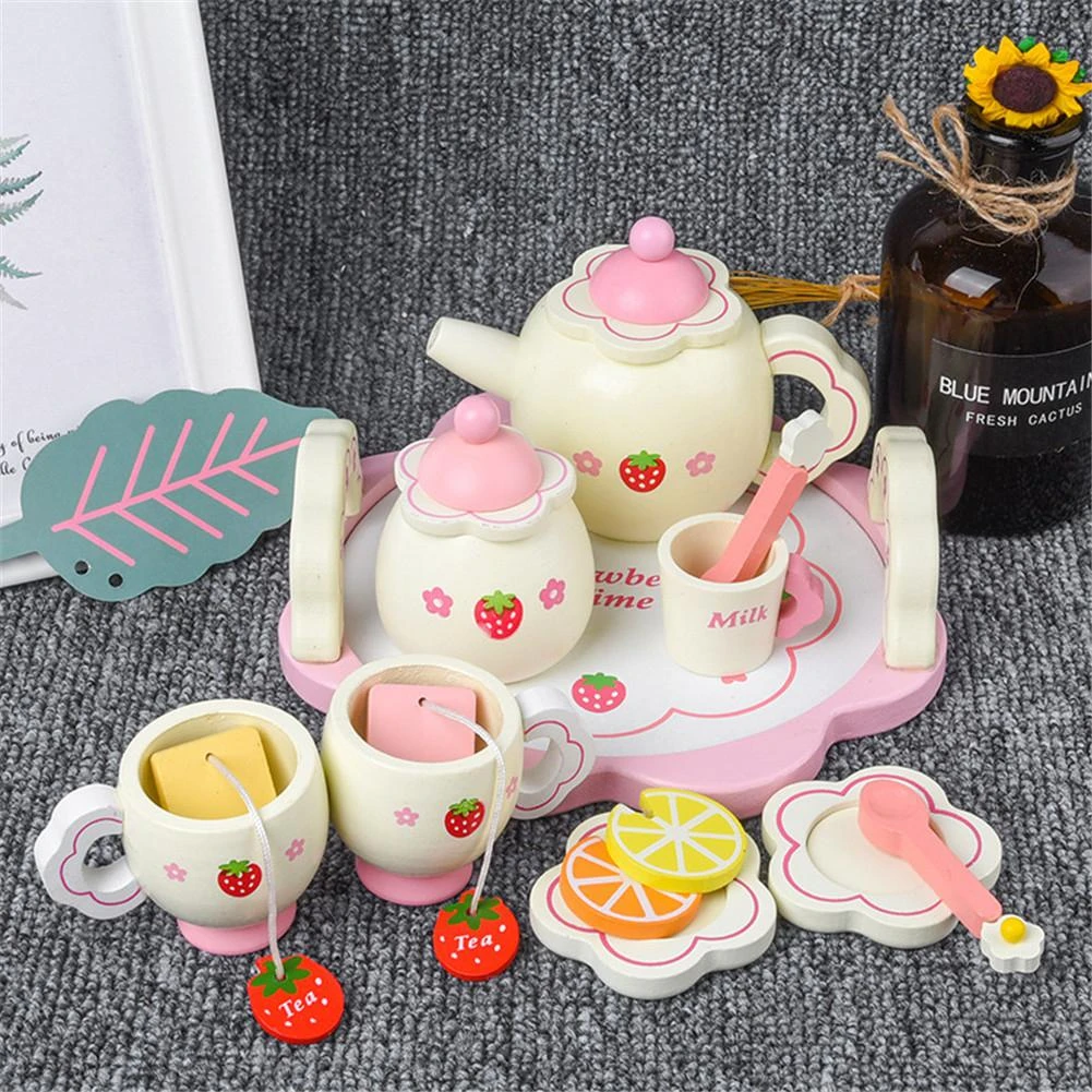 girls play tea set