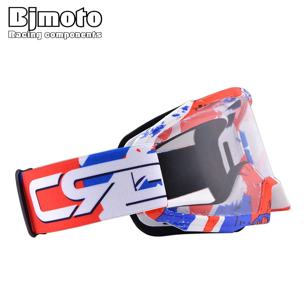 BJMOTO мотоцикл очки Мотокросс очки гоночные очки сноуборд очки красочная рамка очки