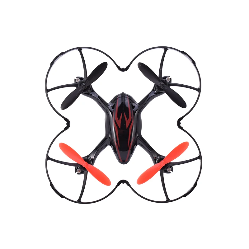 Hubsan H107C X4 720P HD камера 2,4G 4CH RTF Радиоуправляемый квадрокоптер вертолет Дрон со светодиодный подсветкой игрушки с дистанционным управлением Черный Mode2
