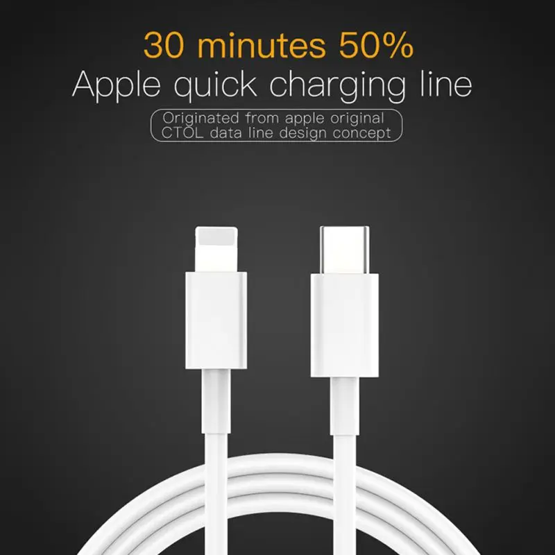 Cable USB-C a Lightning 1 Metro Apple