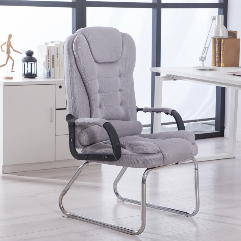 

Modern Simple Lazy Reclining Home Mesh Computer Chair Office Chair Conference Chair Four-corner Chair Footrest Bow Chair