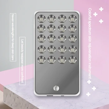 

Wakeforyou Professional Led Facial Mask Machine 7 Colors Acne Treatment Face Whitening Skin Rejuvenation Light Therapy Skin Care